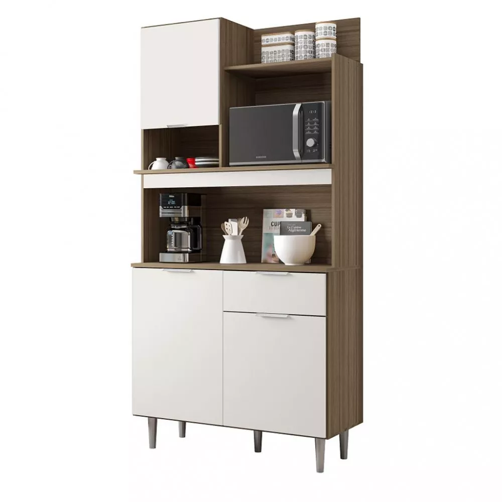 Cozinha Compacta 3 Portas 1 Gaveta Julia Poliman
