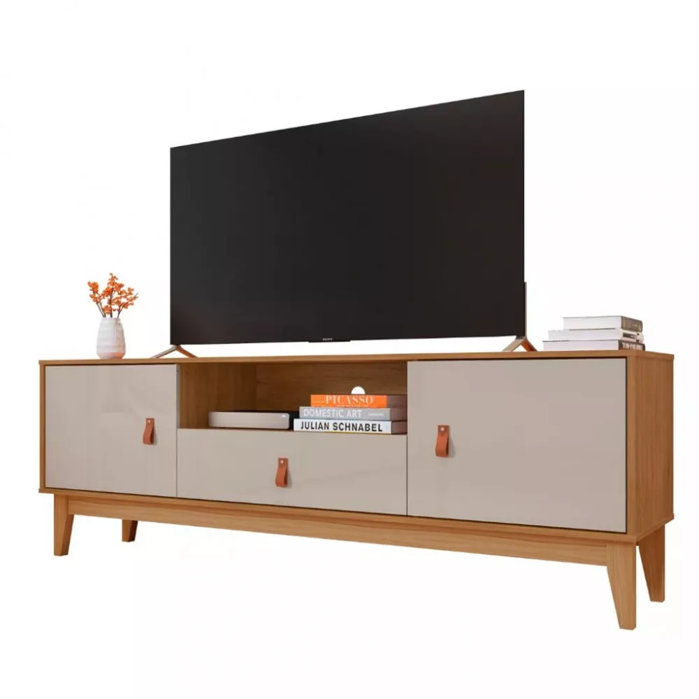 Rack para TV Até 60 Polegadas 2 Portas 1 Gaveta Esmeralda Plus Casa D