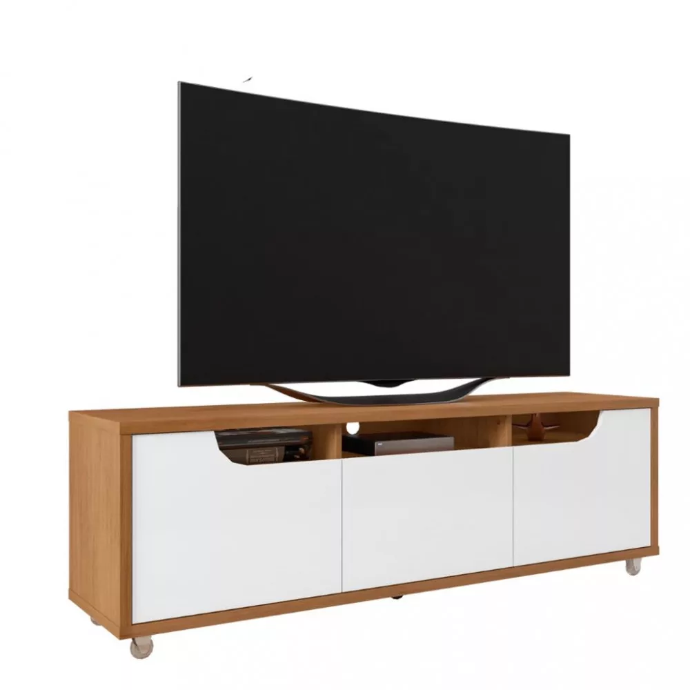 Rack para TV Até 60 Polegadas 2 Portas 1 Gaveta Jersey Casa D