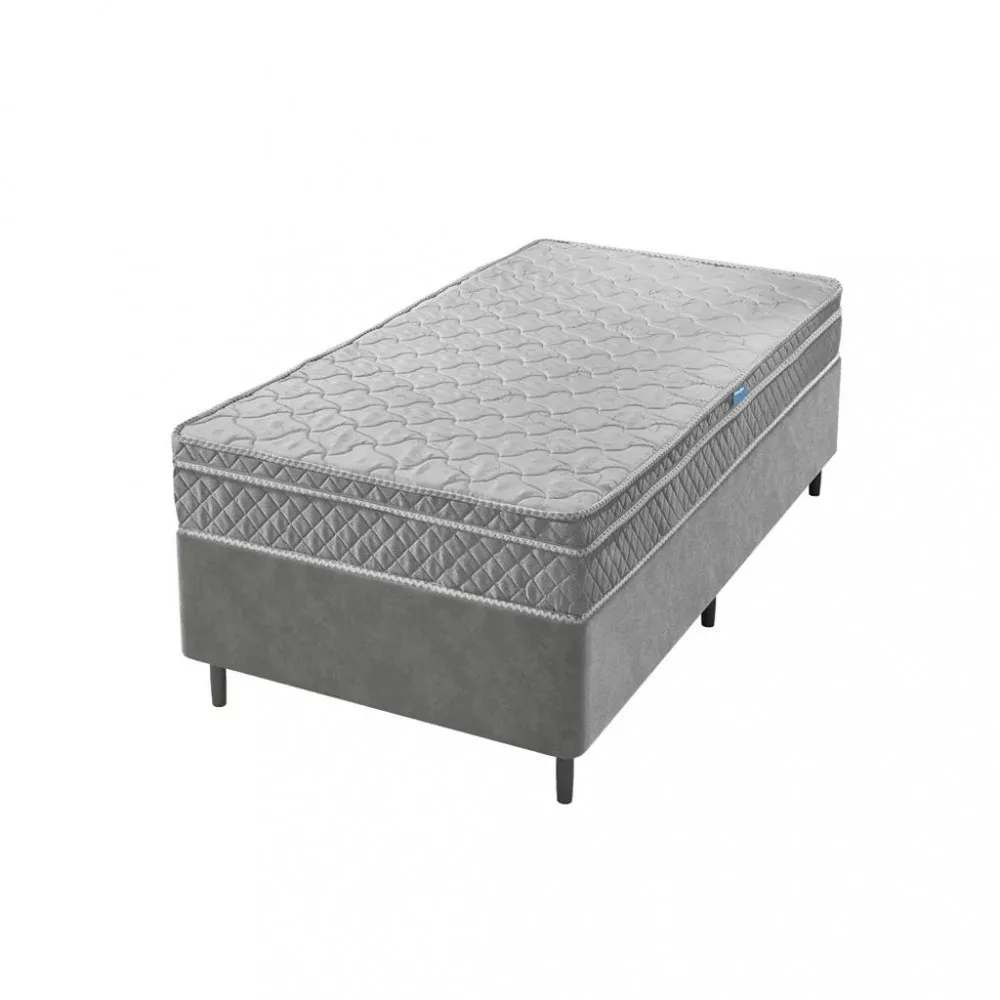 Cama Box Solteiro 88cm Molas Ensacadas 1 Euro Bari 2CEN Umaflex