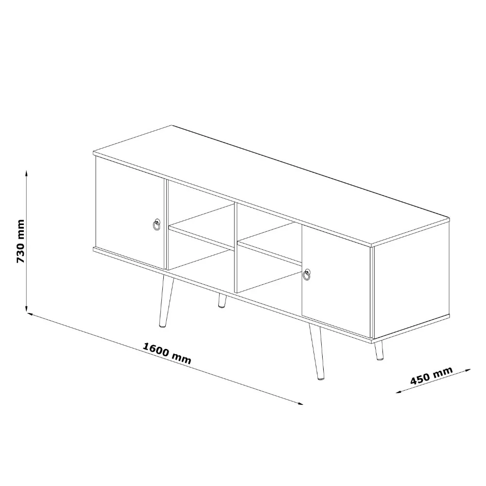 Rack para TV de 52 Polegadas Estrela Patrimar