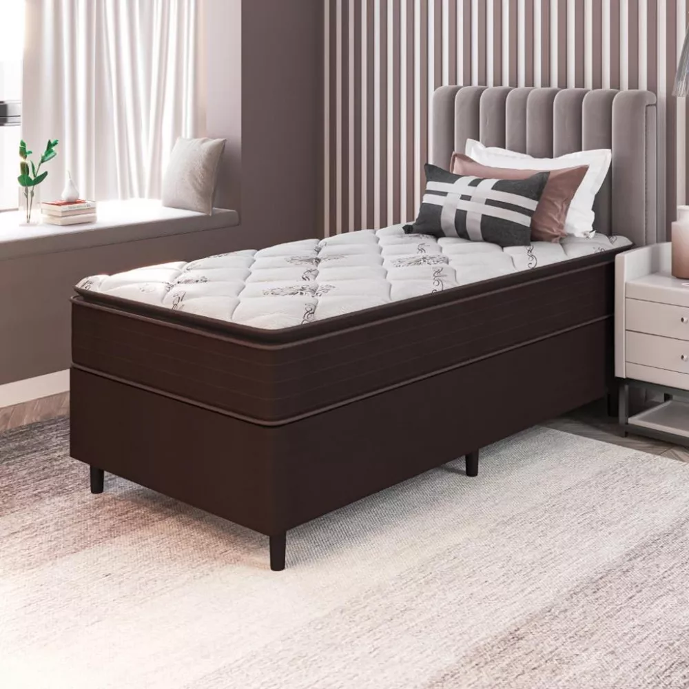 Cama Box Solteiro 88cm Molas Ensacadas Multiflex 2CEN Umaflex