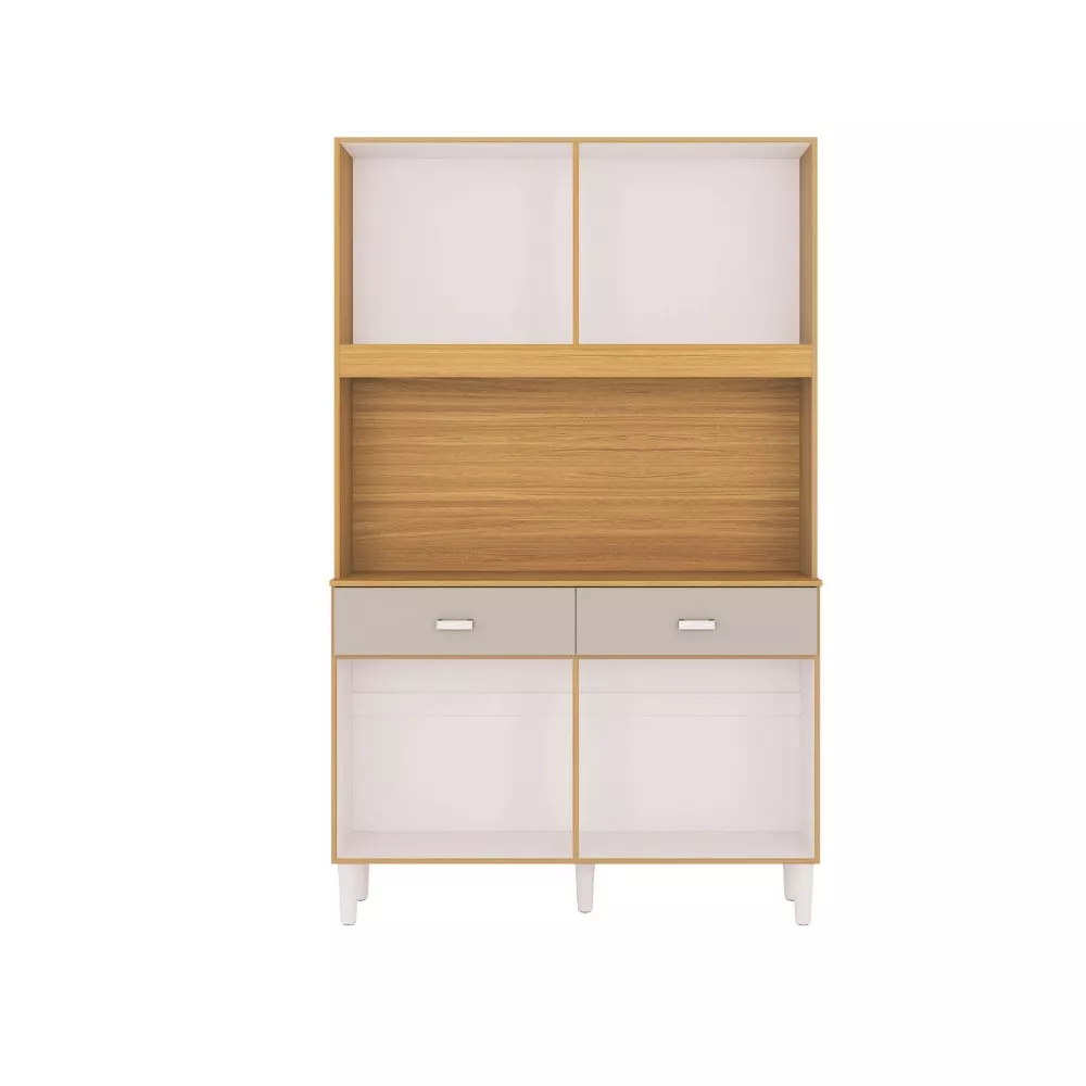 Cozinha Compacta 8 Portas 2 Gavetas Kit Manu Poquema