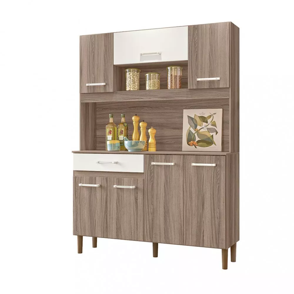 Cozinha Compacta 7 Portas 1 Gaveta Magazin Nicioli