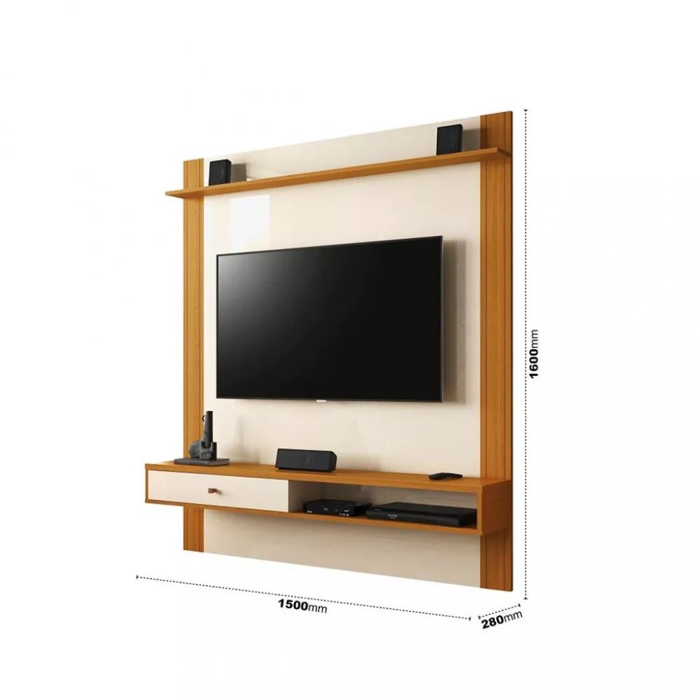 Image 2 of 4 of Painel para TV Até 55 Polegadas 1 Porta 150cm Condor EDN Móveis