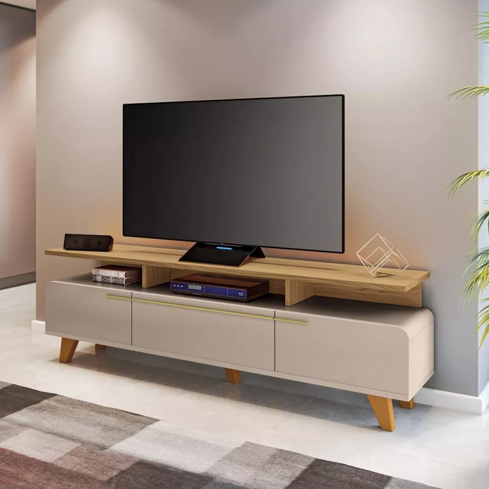 Rack para Tv até 70 Polegadas 3 Portas Essenza HB Móveis