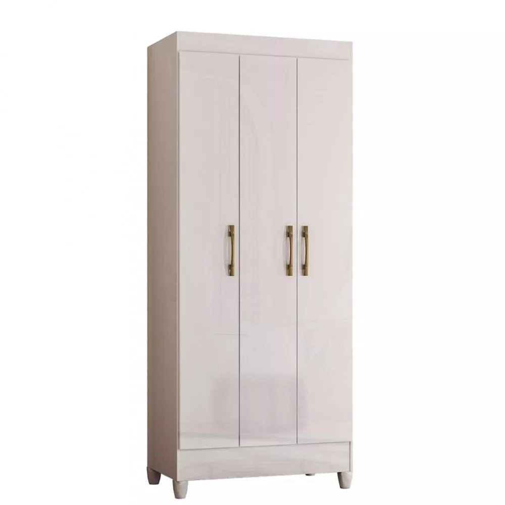 Guarda Roupa Solteiro 3 Portas 1 Gaveta Lyon Moval