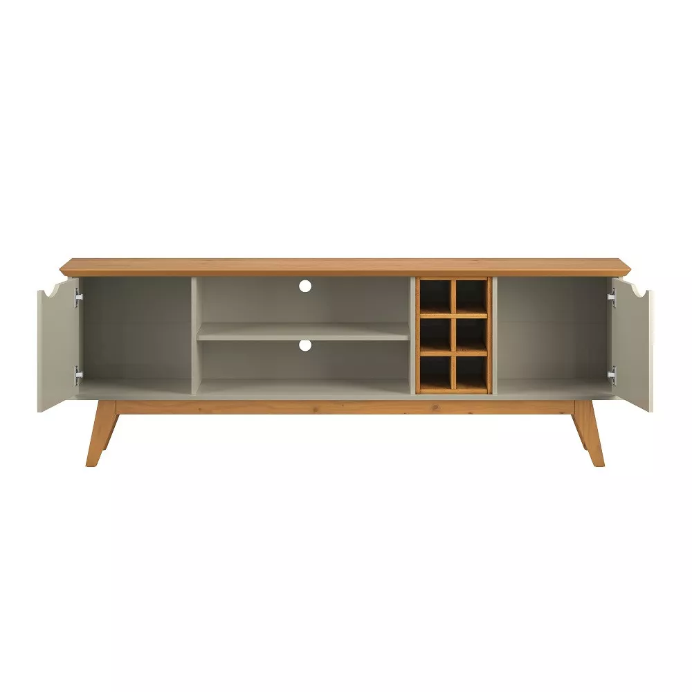 Rack para TV até 60 Polegadas 2 Portas com Pés Prism 1.8 Patrimar