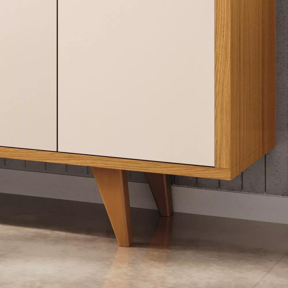 Aparador Buffet 4 Portas 2 Gavetas com Pés Melodia HB Móveis