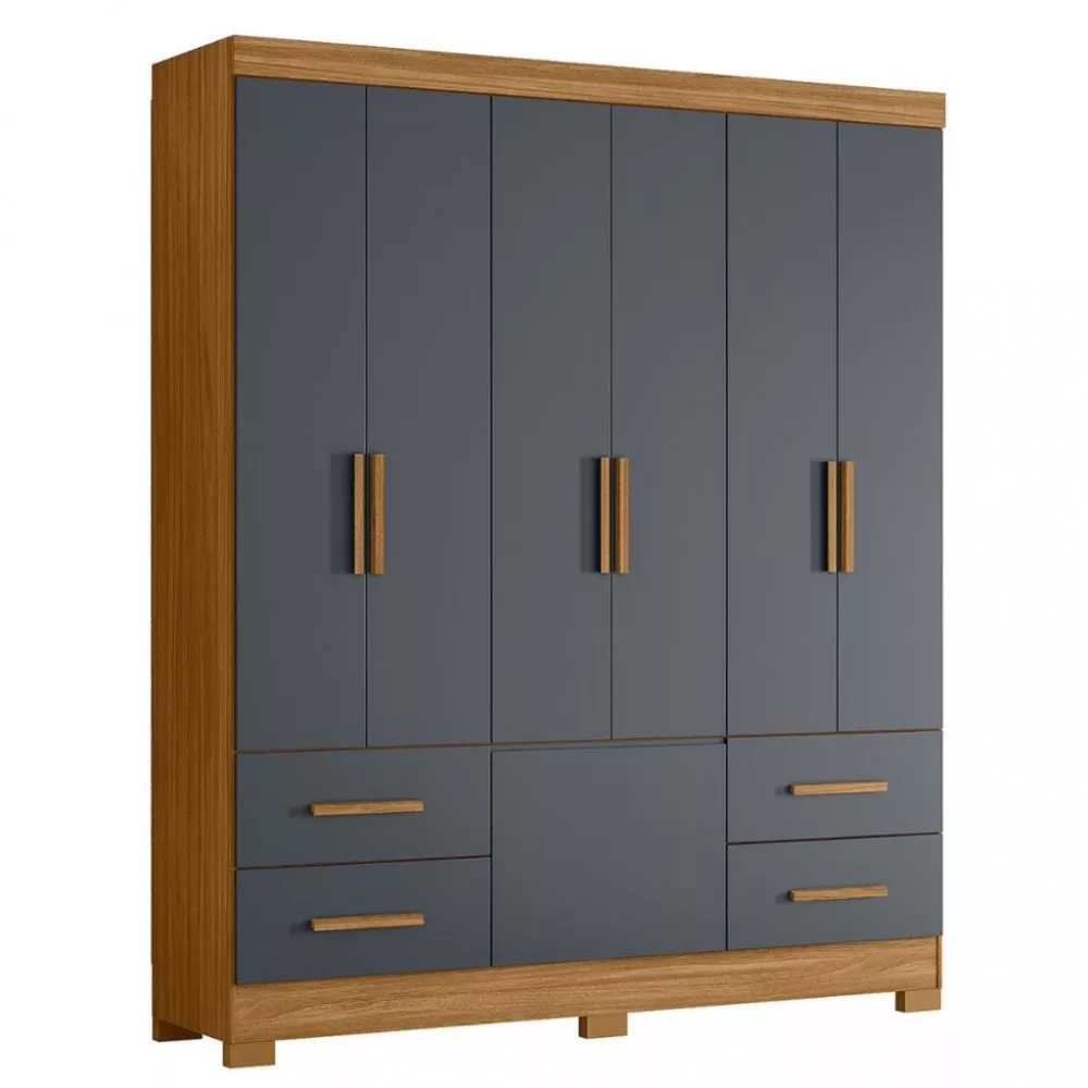 Guarda Roupa Casal 7 Portas 4 Gavetas Londres Moval