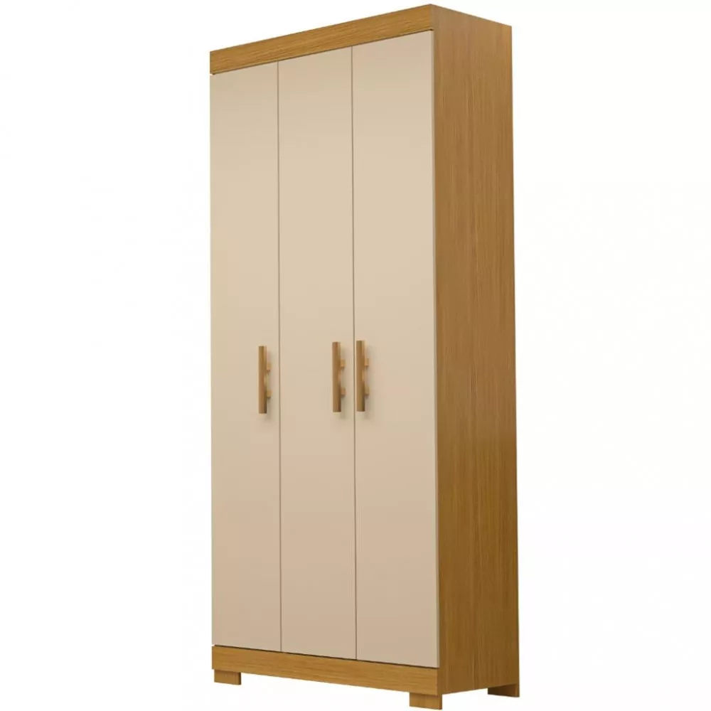 Guarda Roupas Solteiro 3 Portas 2 Gavetas Lana ACP