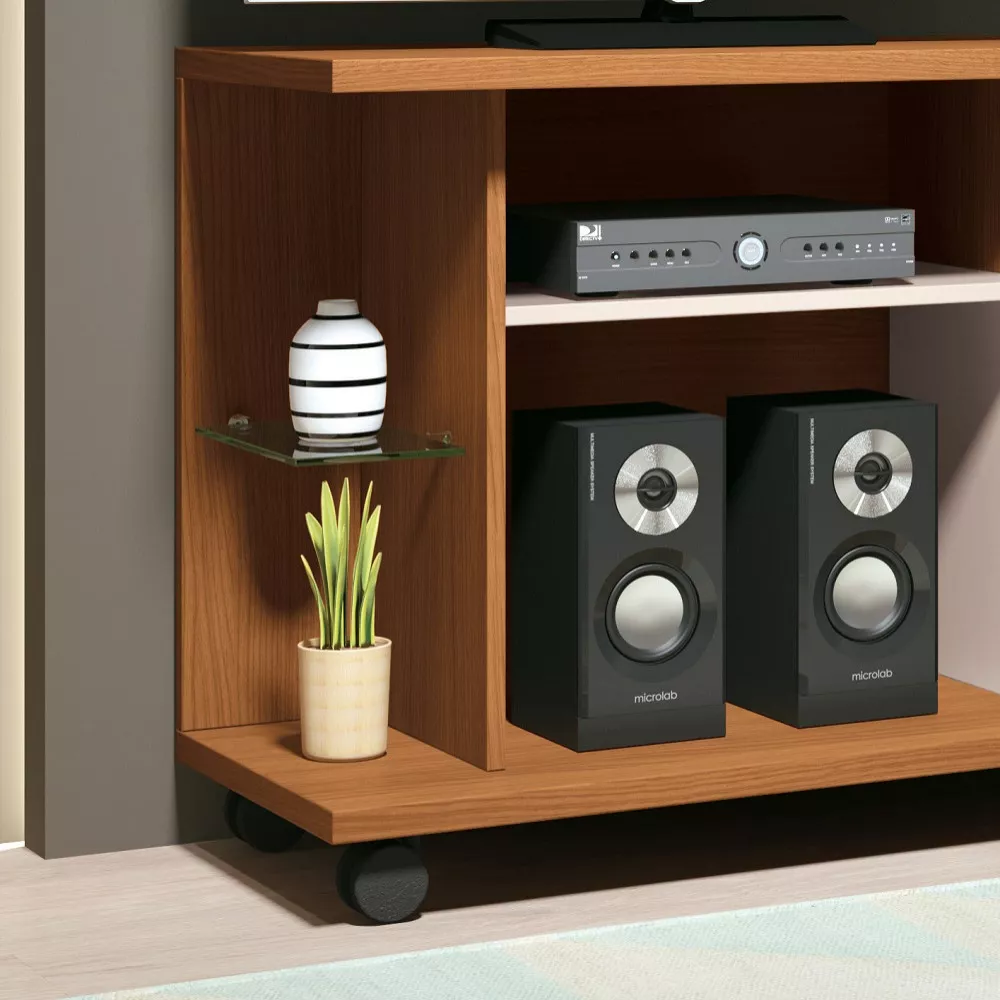 Rack para TV de até 26 Polegadas com Rodízios Smart HB Móveis