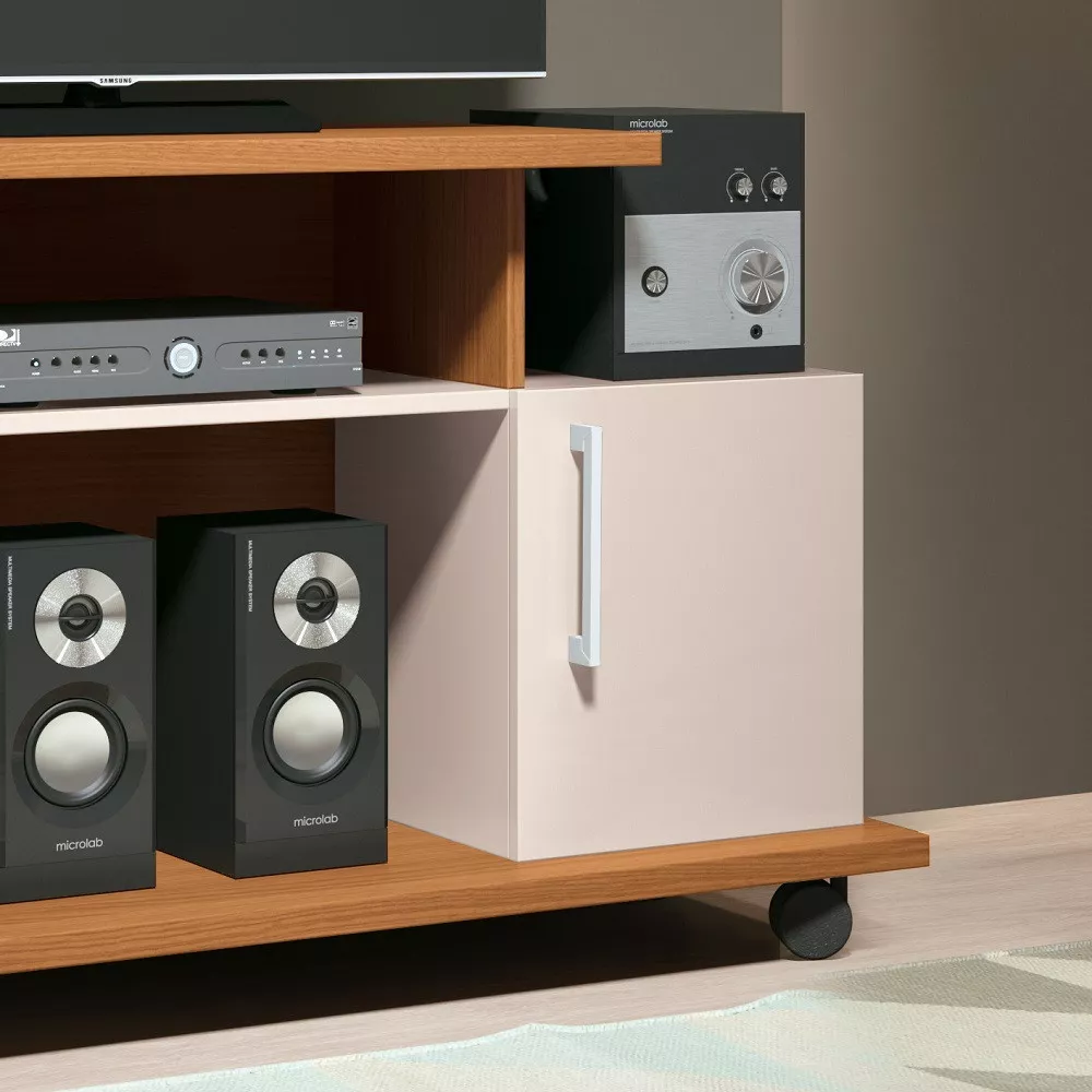 Rack para TV de até 26 Polegadas com Rodízios Smart HB Móveis