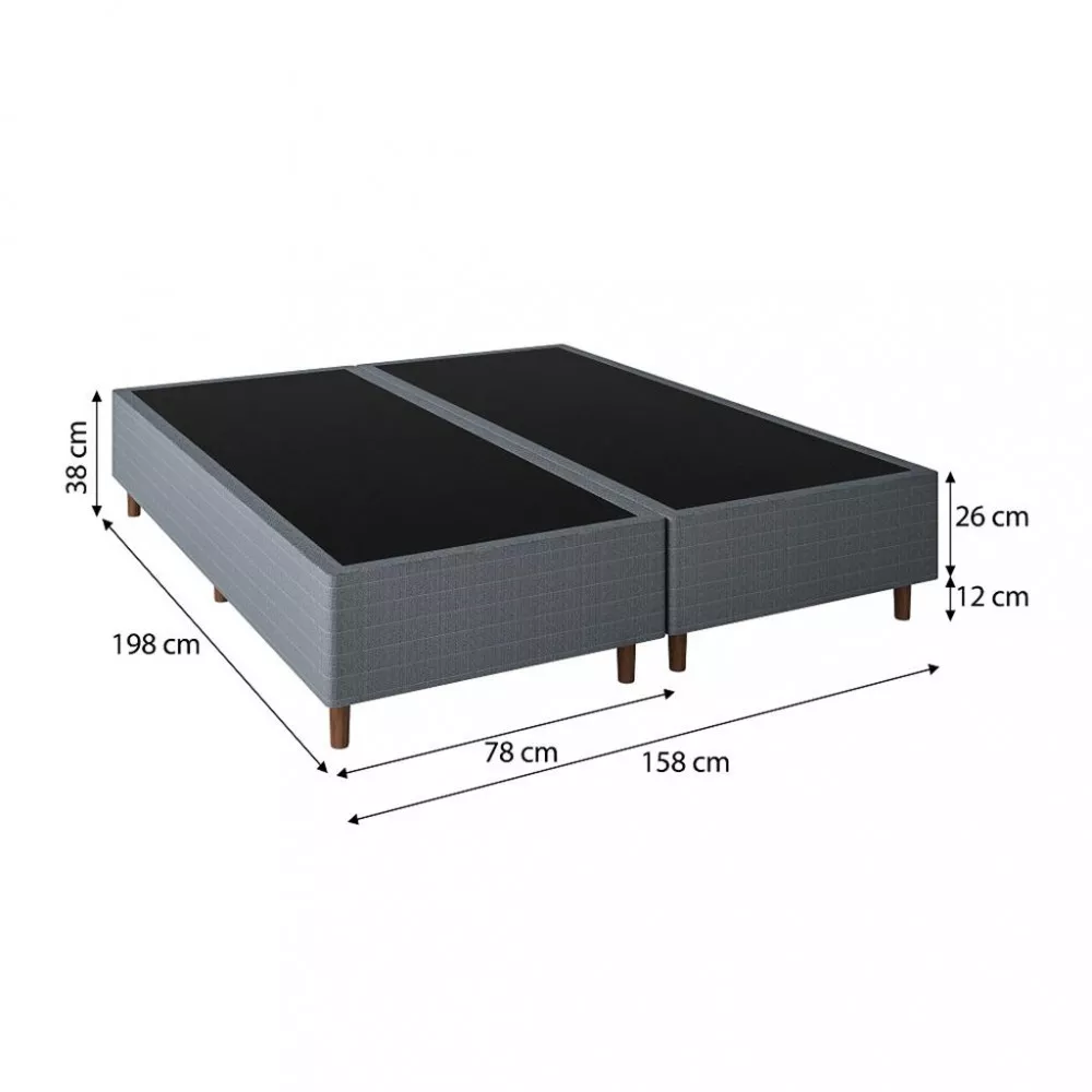 Base Box 158cm Poliester Allure Umaflex