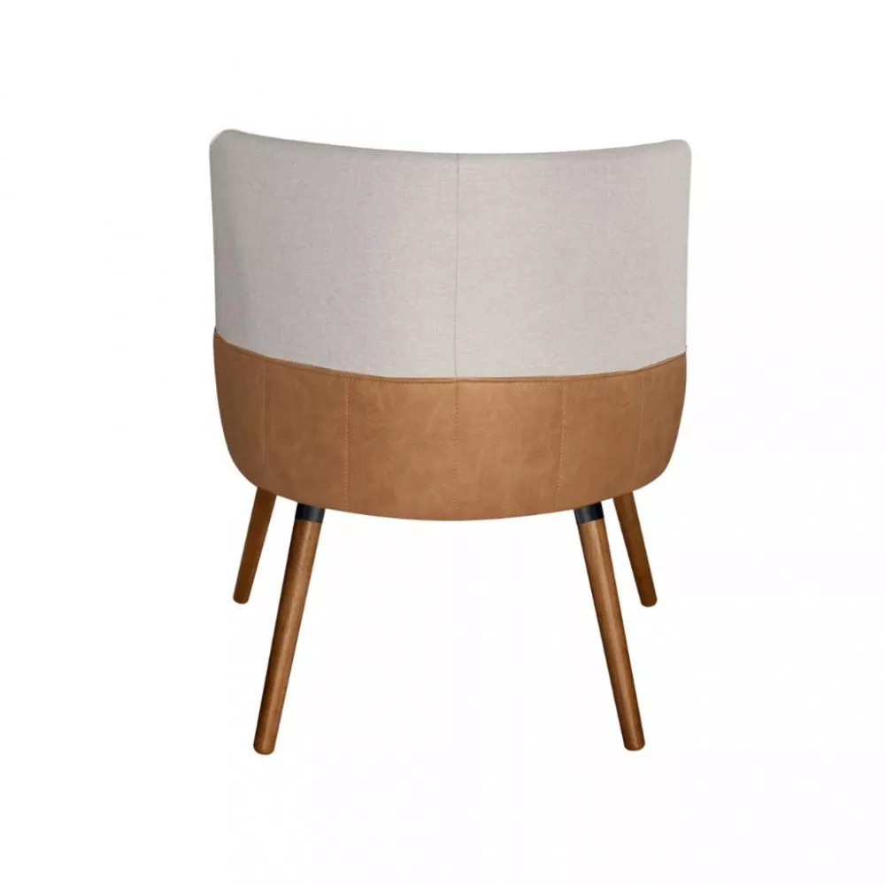 Poltrona 68cm Veludo Capri Konfort Móveis