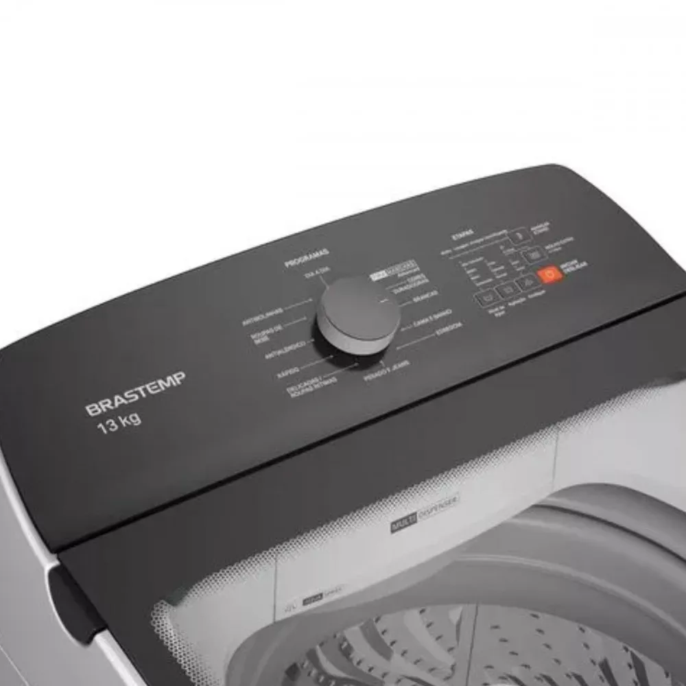 Máquina de Lavar Brastemp 13Kg com Ciclo Tira Manchas Advanced BWK13AB