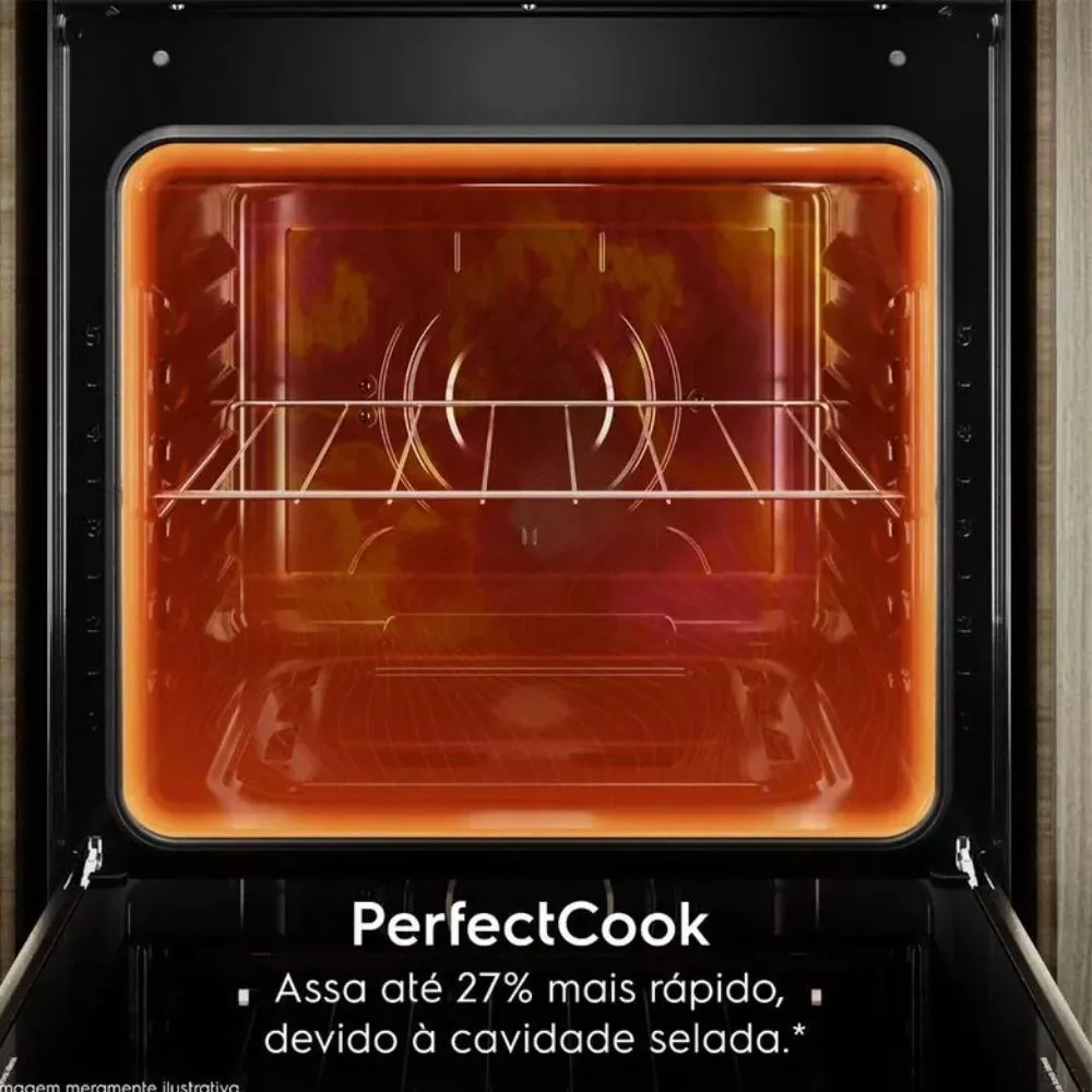 Fogão de Piso Electrolux de 4 Bocas Experience com VaporBake FE4GP