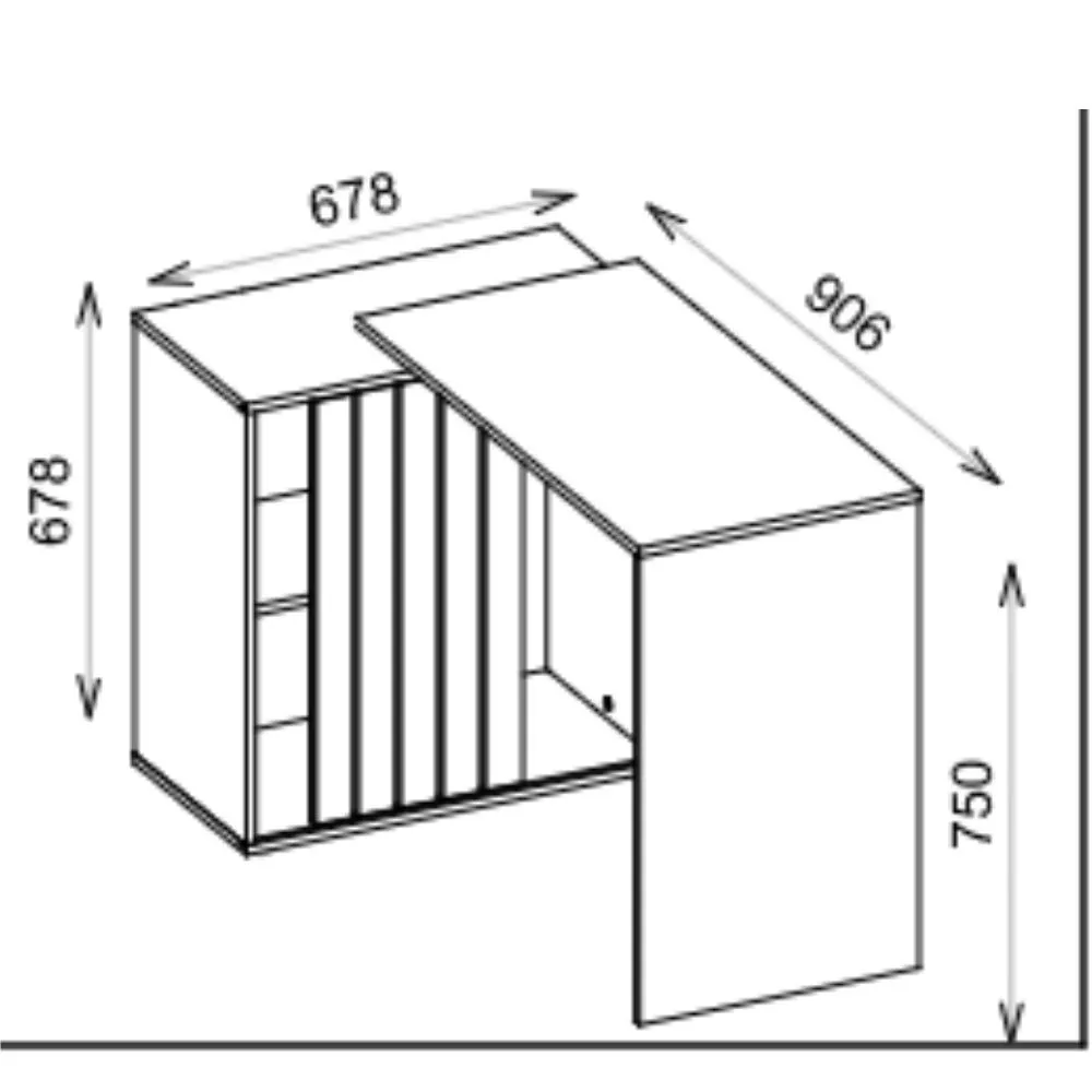 Escrivaninha De Estudos Caemmun Bisck 1,40
