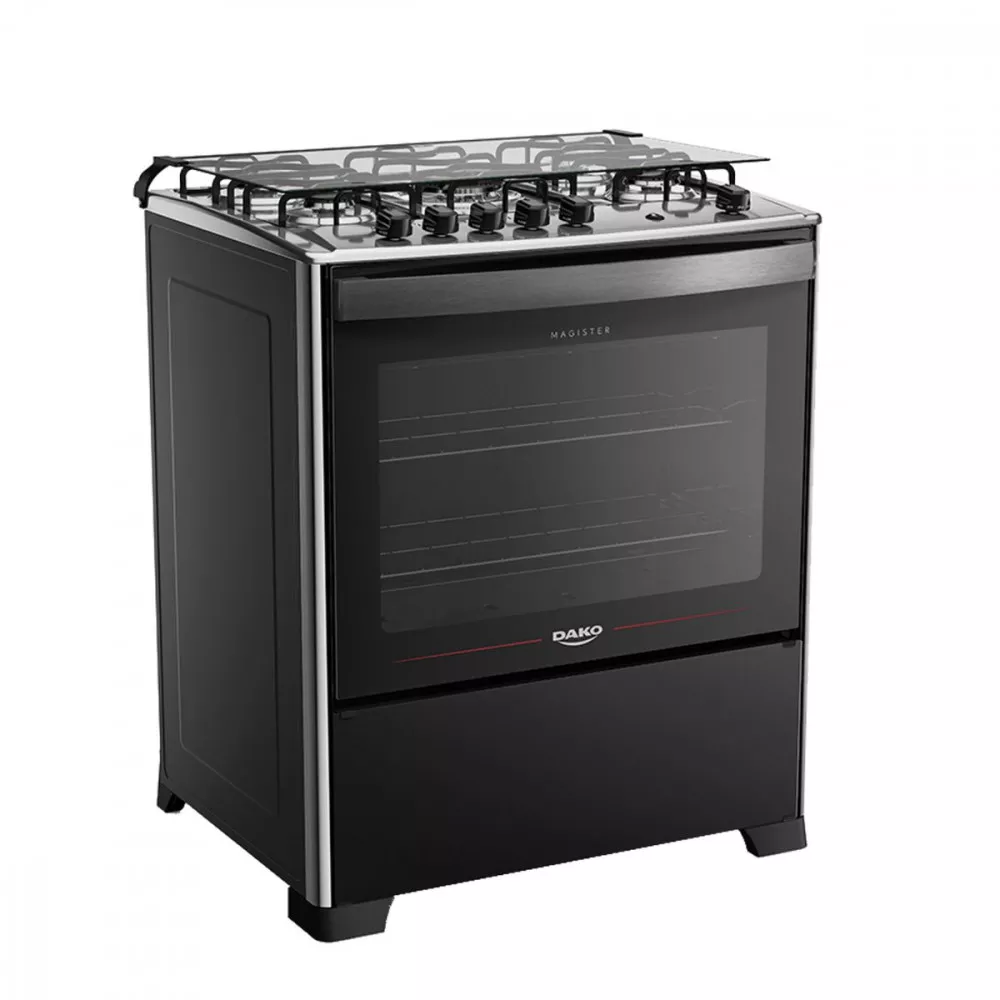 Fogão 5 Bocas com Mesa Inox Dako Magister