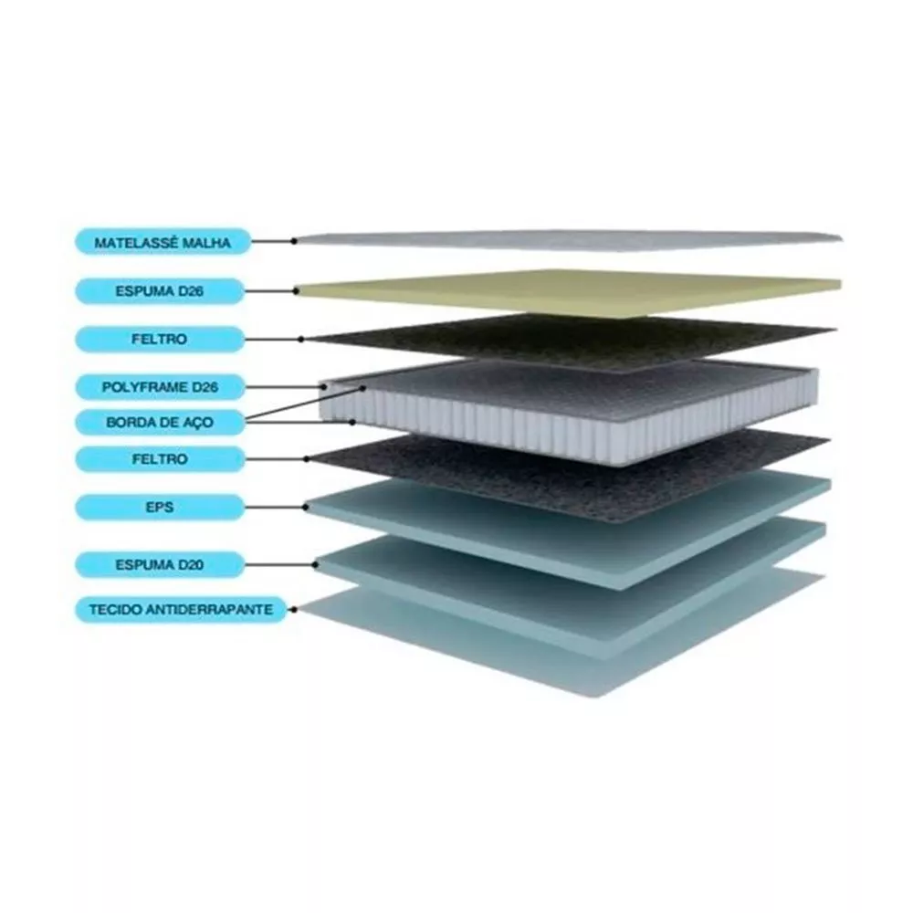 Colchão Gazin Sleep Confort 138x188x32cm