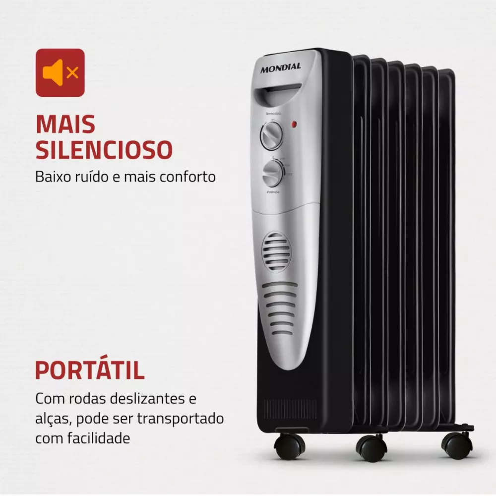 Image 1 of 6 of Aquecedor a Óleo Mondial  A-06