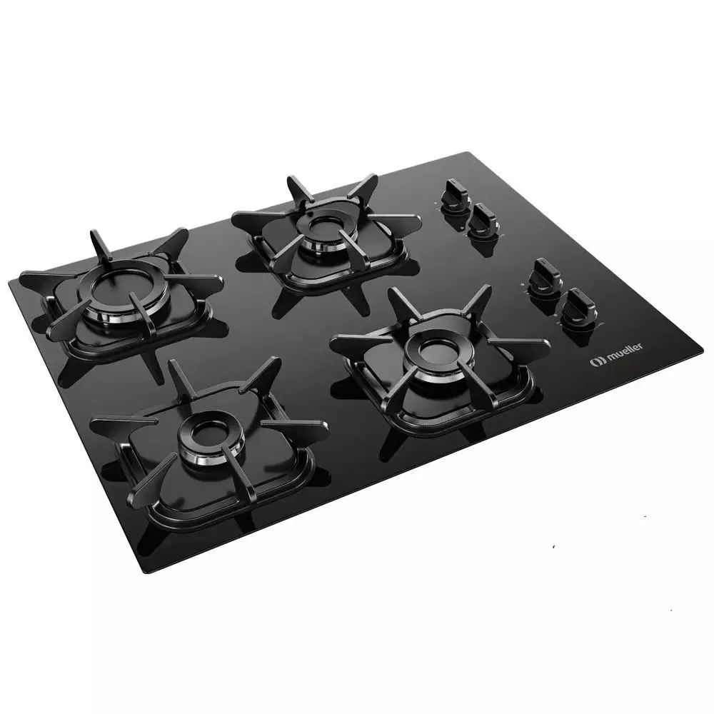 Cooktop Mueller 4 Bocas Com Queimador Ultra Chama G5