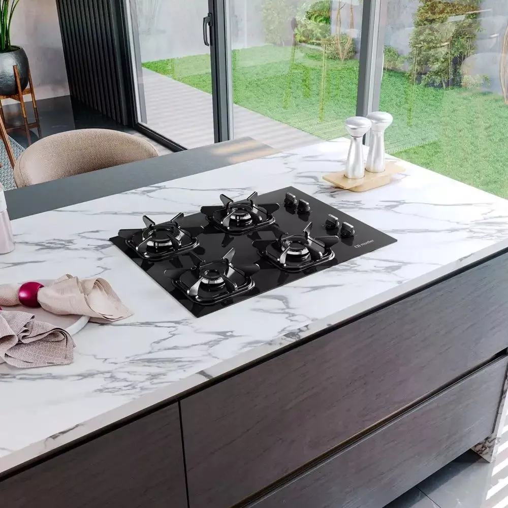 Cooktop Mueller 4 Bocas Com Queimador Ultra Chama G5