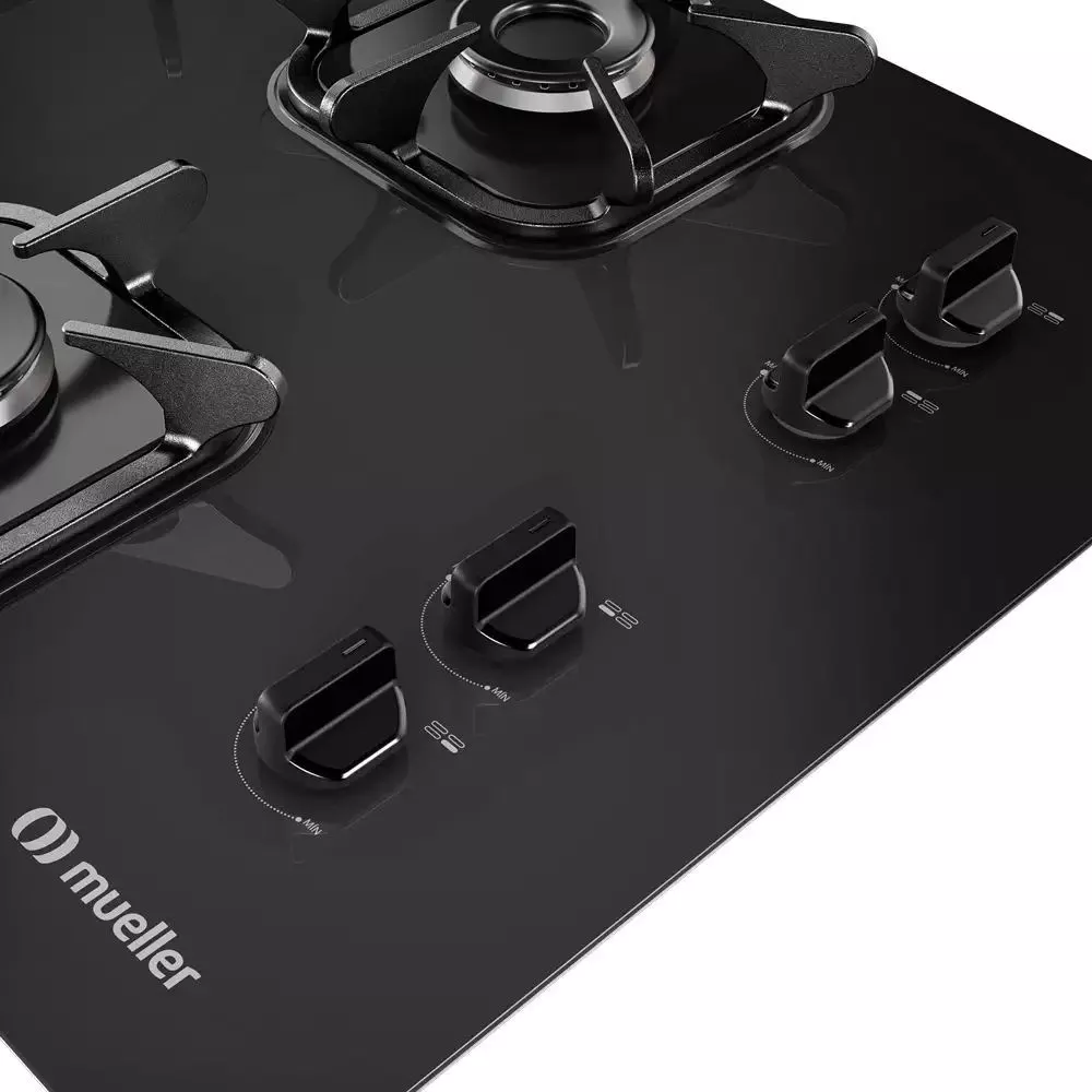 Cooktop Mueller 4 Bocas Com Queimador Ultra Chama G5