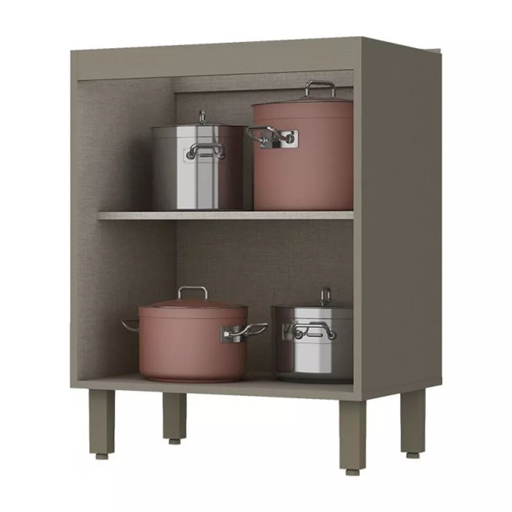 Balcão Henn 2 Portas Sem Tampo Connect 60 cm C78