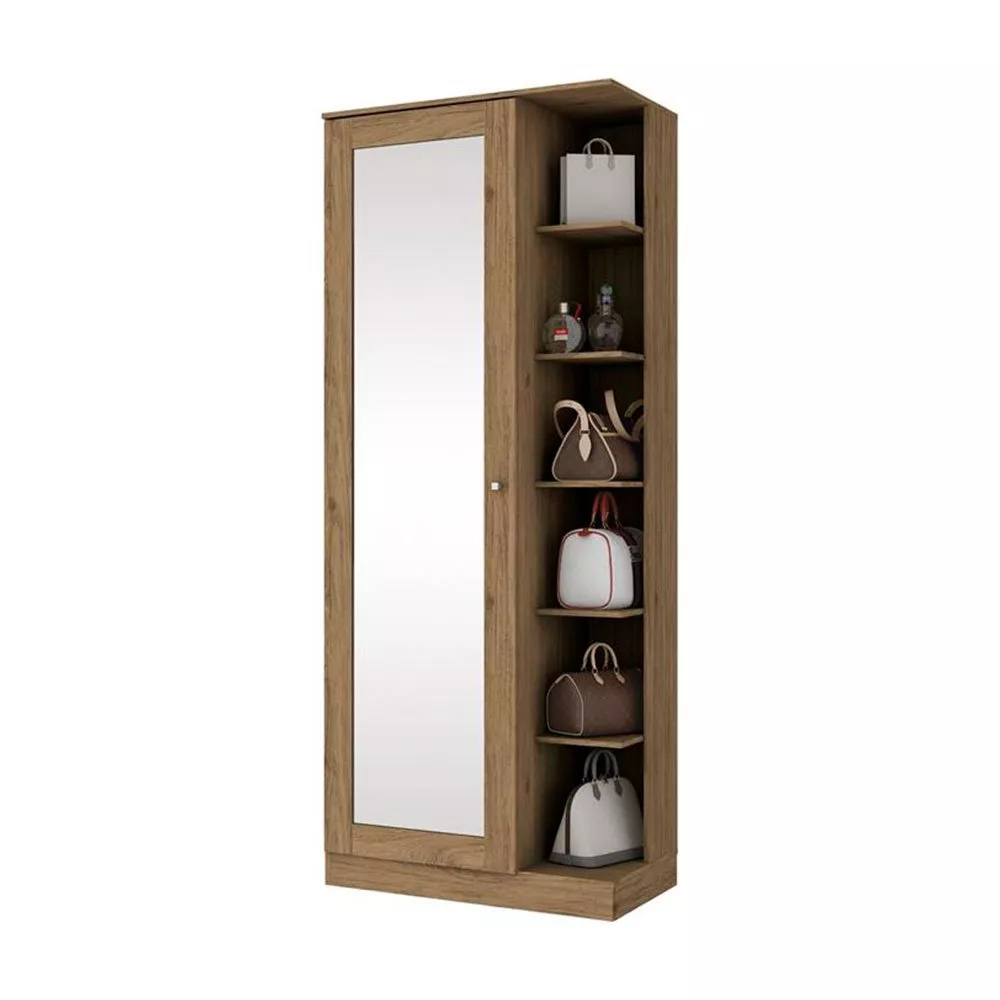 Sapateira Duetto 1 Porta com Espelho Henn