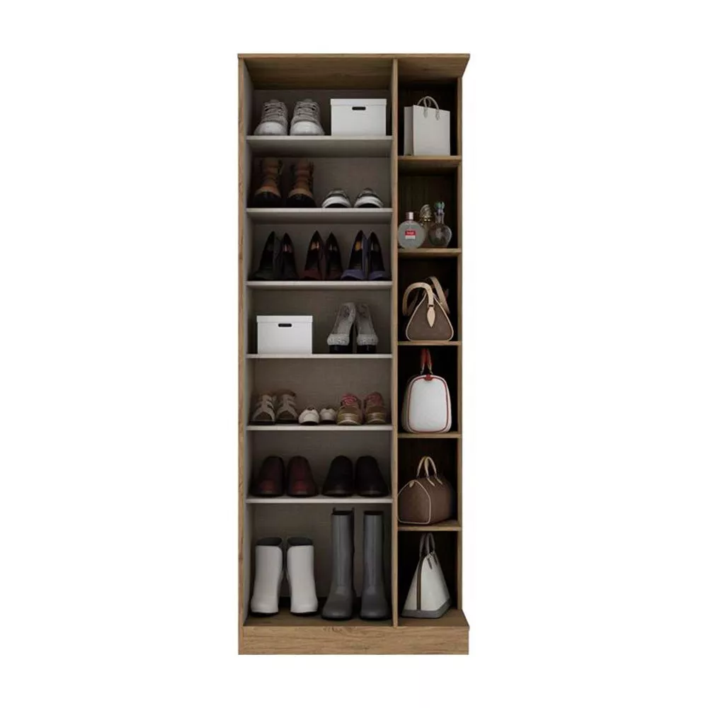 Sapateira Duetto 1 Porta com Espelho Henn