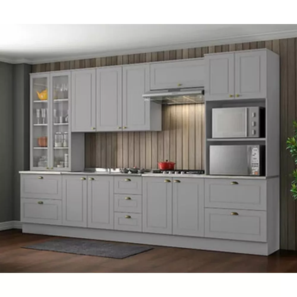 Cristaleira Henn Americana 2 Portas 2 Gavetas SD C357-05