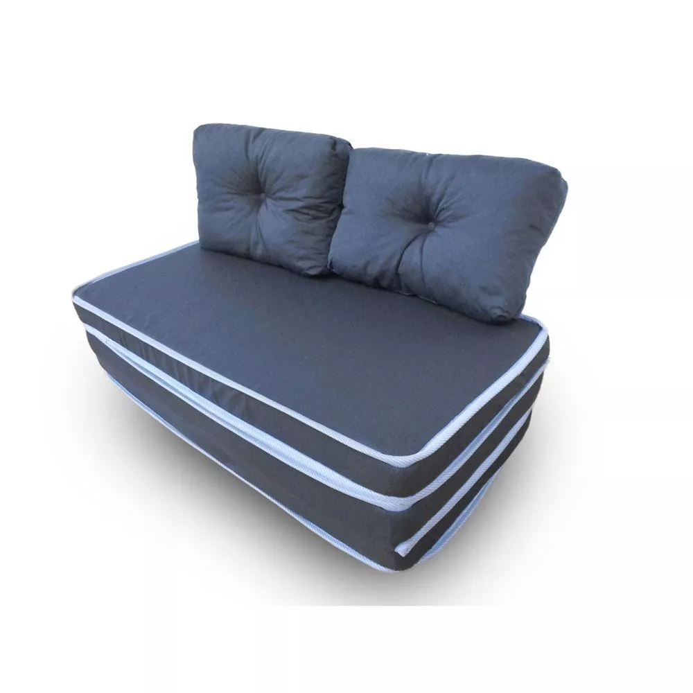 Puff 3 em 1 Casal Conforto FA Maringá 128x60x10 cm