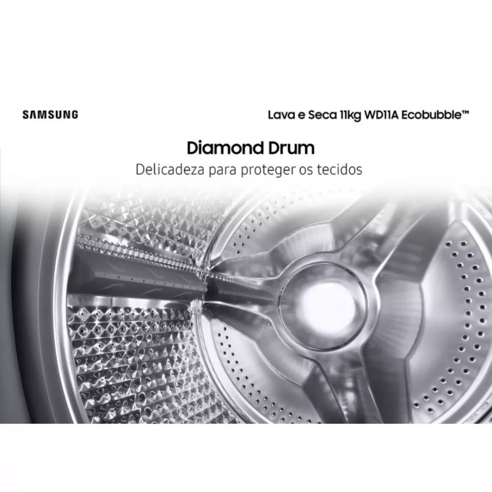 Lava e Seca Samsung 11kg Eco Bubble WD11A4453BX