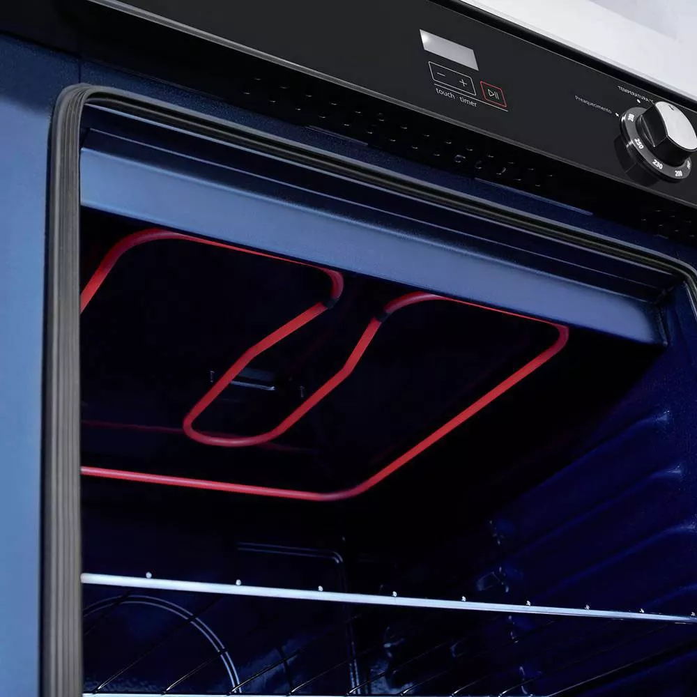 Forno à Gás Brastemp 78 Litros Touch Time de Embutir