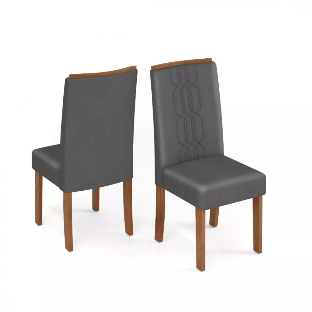 Image 3 of 4 of Conjunto de Mesa Dulce DJ 1,80X0,90 com 6 Cadeiras Zoe