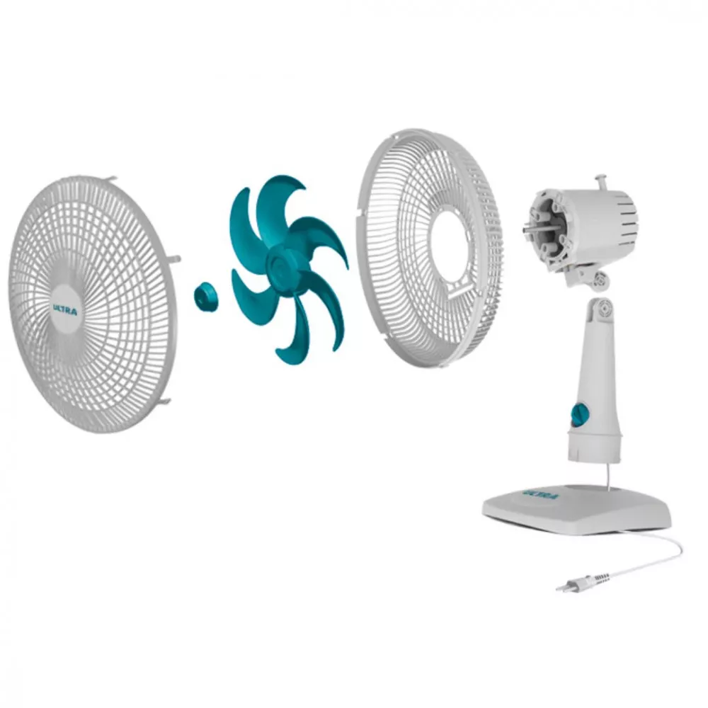 Ventilador de Mesa Mondial Ultra V-30-6P 30cm 6 Pás 3 Velocidades 50W