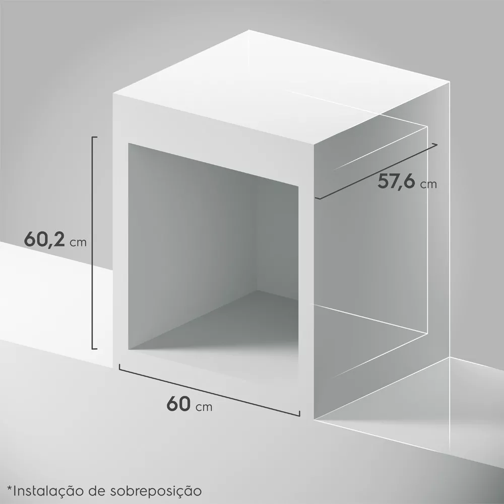 Image 4 of 7 of Forno de Embutir a Gás Electrolux 80L Efficient com PerfectCook (OE8GL)