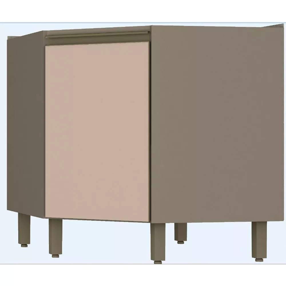 Balcão sem Tampo de Canto Obliquo Henn