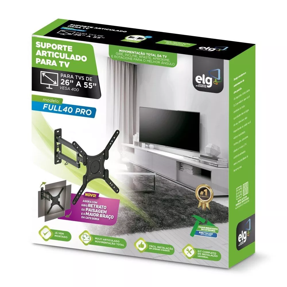Suporte Elg Articulado para Tv até 55 FULL 40_PRO