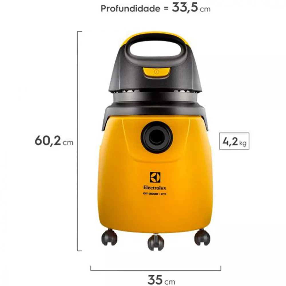 Aspirador Electrolux Profissional De Água e Pó 20 Litros GT30N