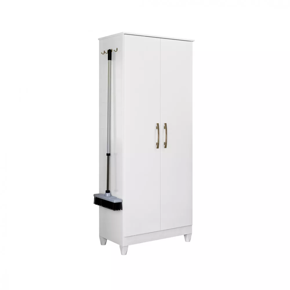 Armário Multiuso Moval Jade 2 Portas De Giro Com 4 Ganchos