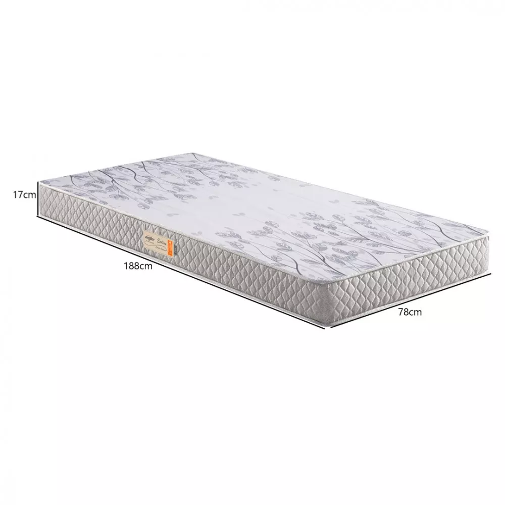 Colchão Ecoflex Ecoline Solteiro D-26 Pillow Duplo 78x188x17