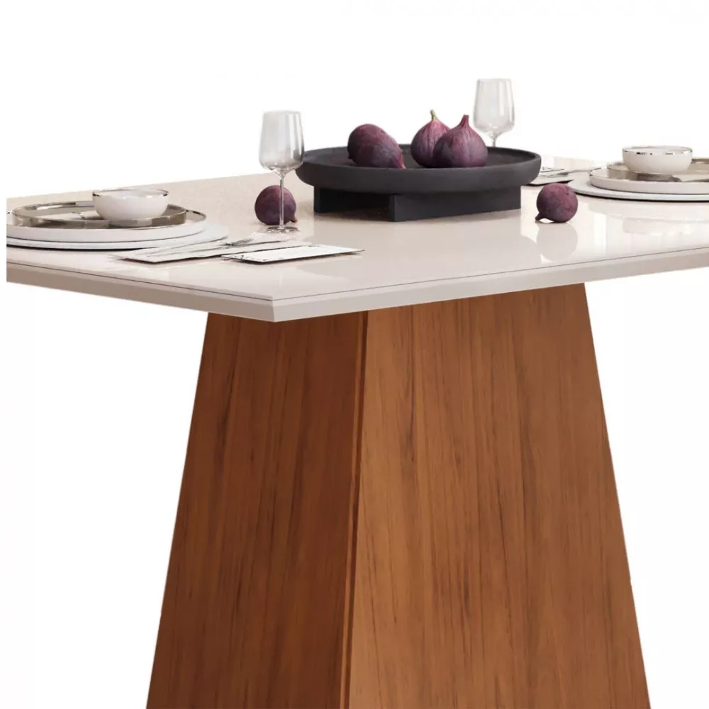 Conjunto de Mesa Dulce DJ 1,20X0,90 com 4 Cadeiras Zoe