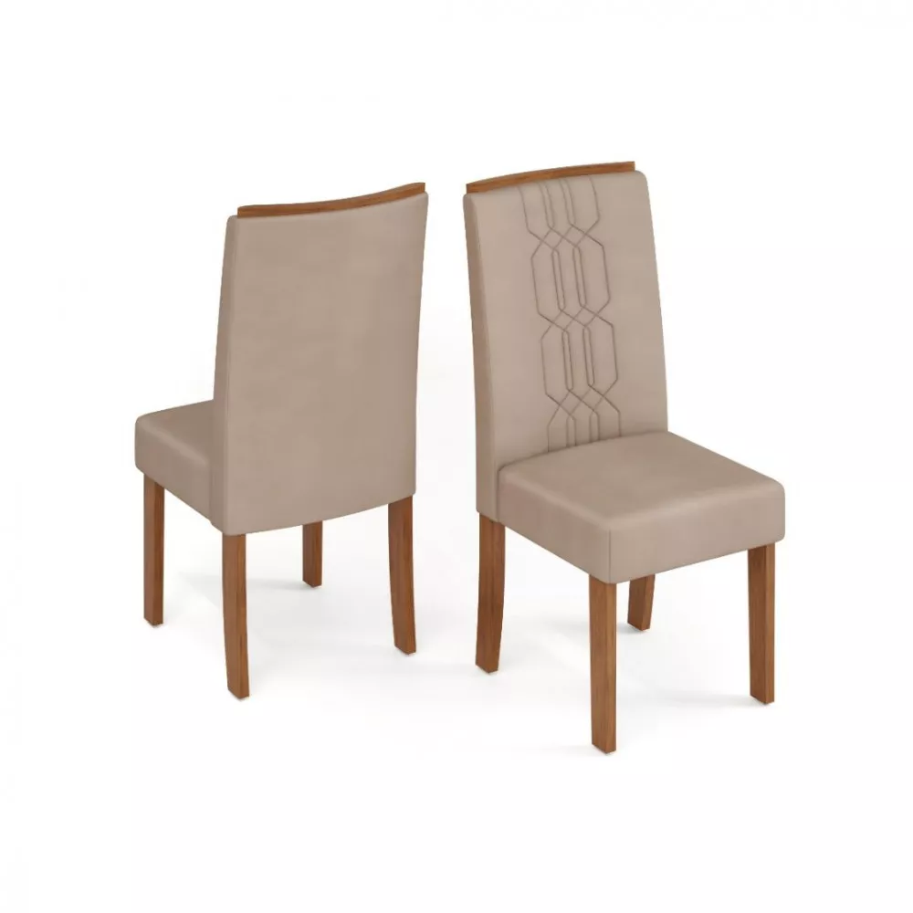 Conjunto de Mesa Dulce DJ 1,20X0,90 com 4 Cadeiras Zoe