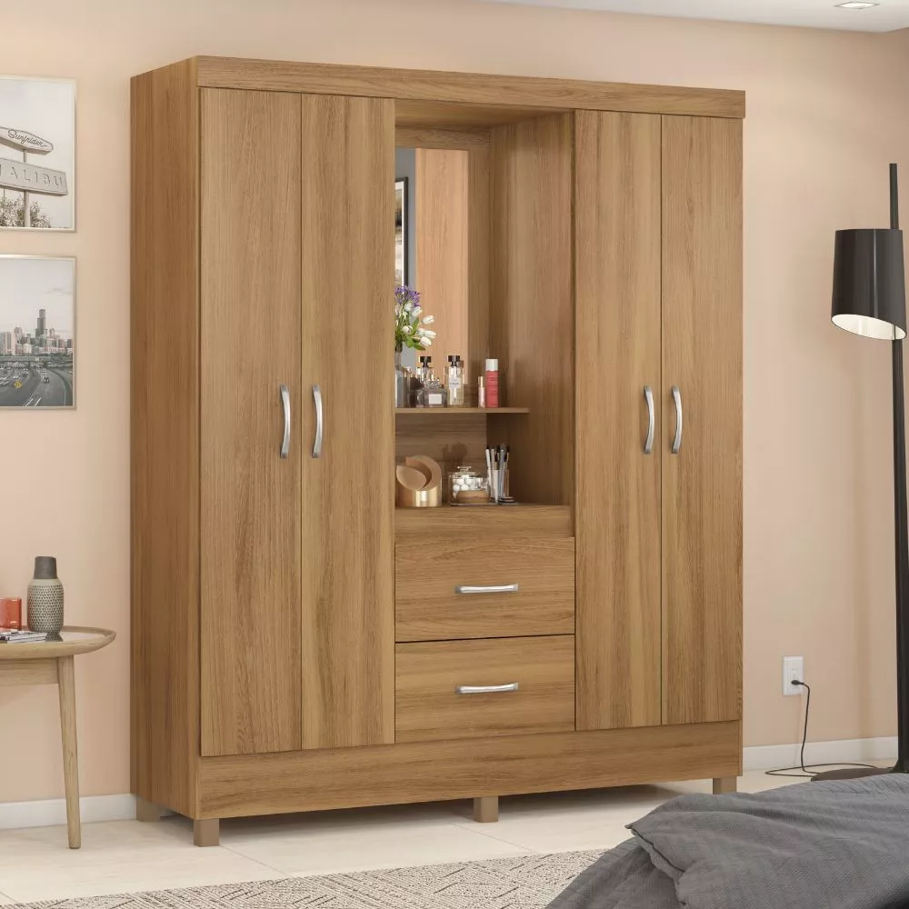 Guarda Roupa Demobile Lord Capelinha 4 Portas