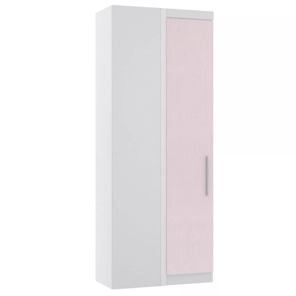 Guarda Roupa de Canto Reto Modulado 90cm 1 Porta Alpes Luciane Móveis