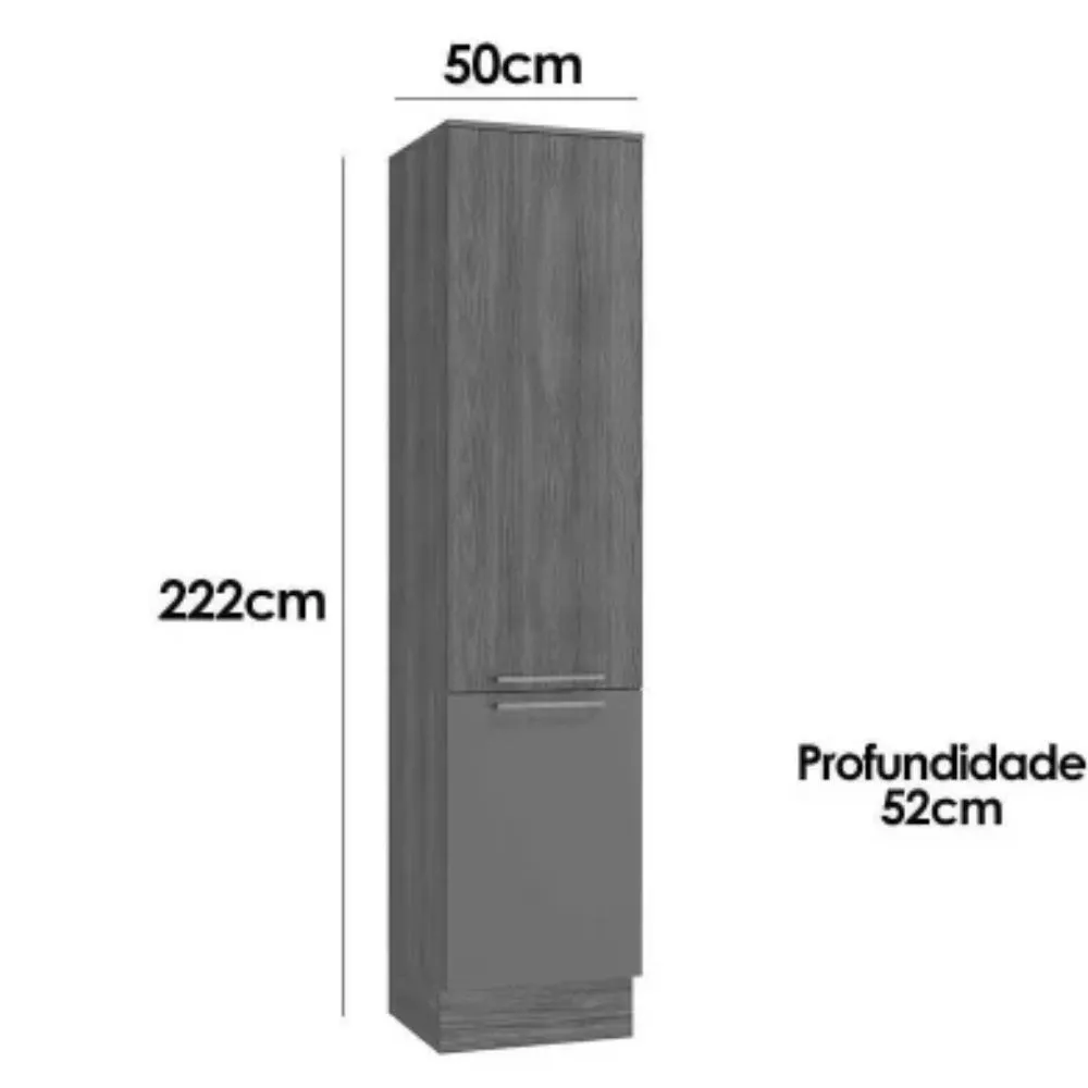 Paneleiro Simples 50cm 2 Portas Botanic Kappesberg