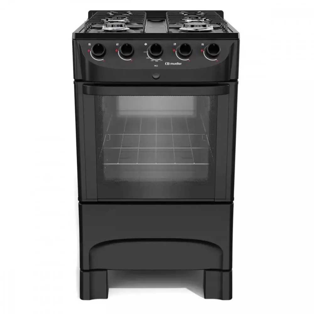 Fogão Mueller  4 Bocas com mesa esmaltada MFI4BC