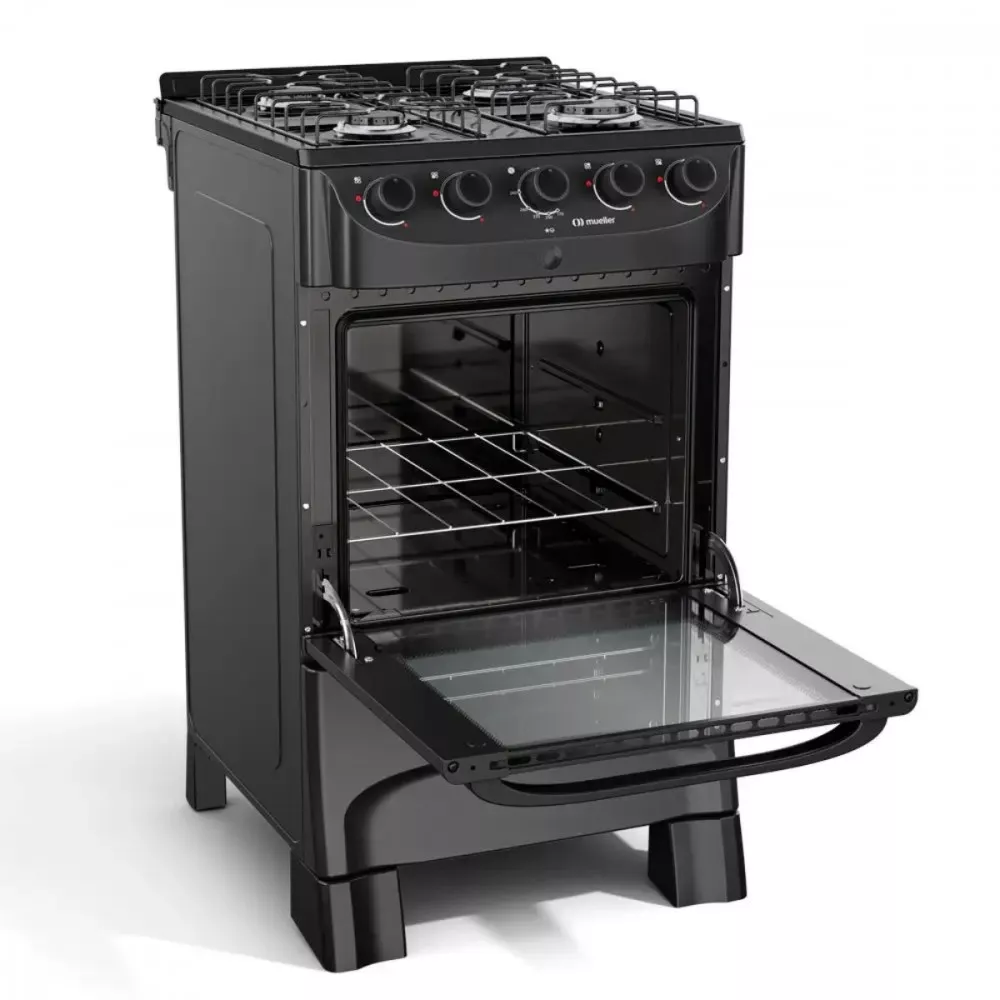 Fogão Mueller  4 Bocas com mesa esmaltada MFI4BC